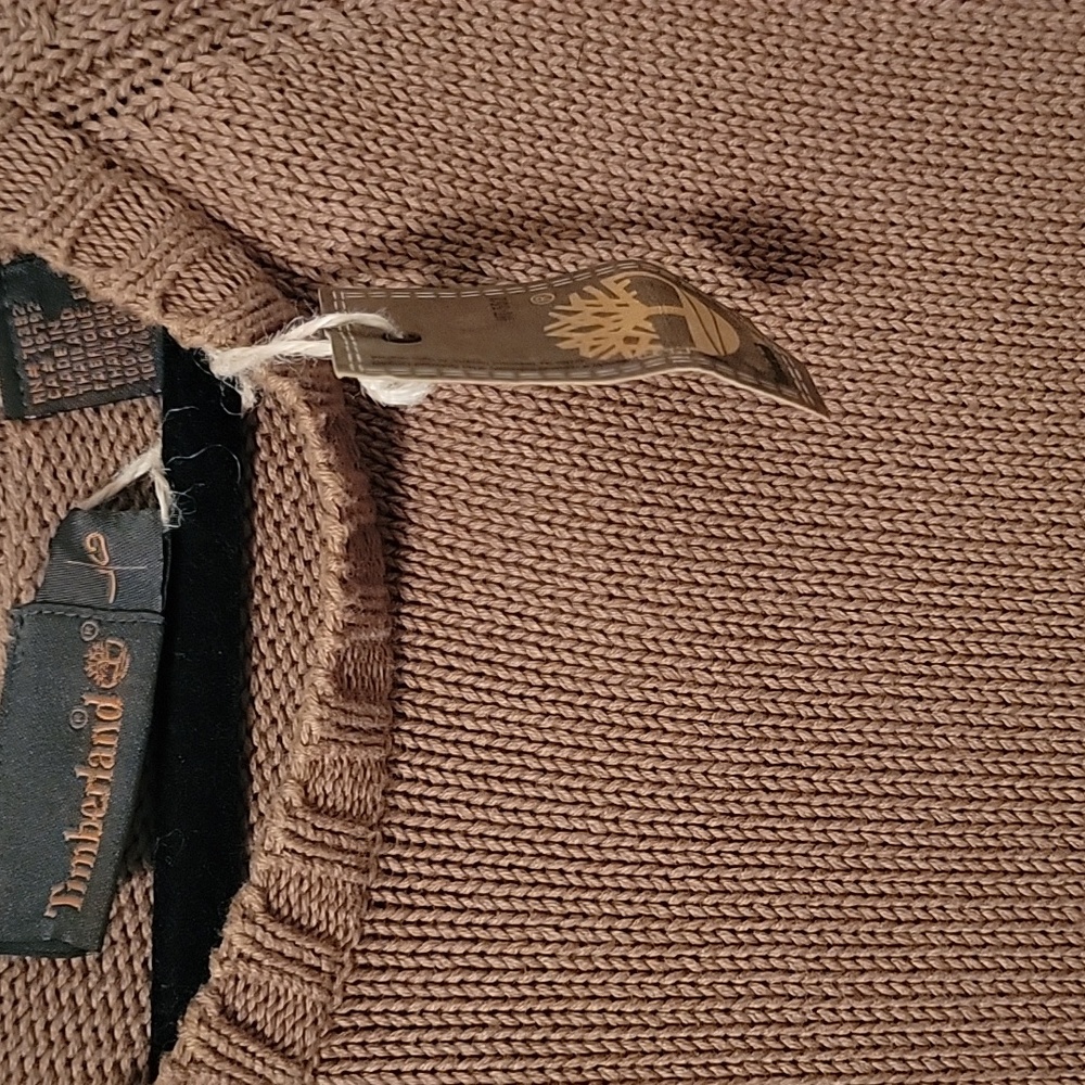 Timberland Women's Crewneck Sweater — Caramel Brown - Picture 2 of 7